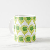 Golden Balloons Vierblättrige Klee Kaffeetasse (Vorderseite Links)