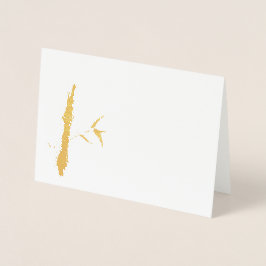 golden Bamboo Folienkarte