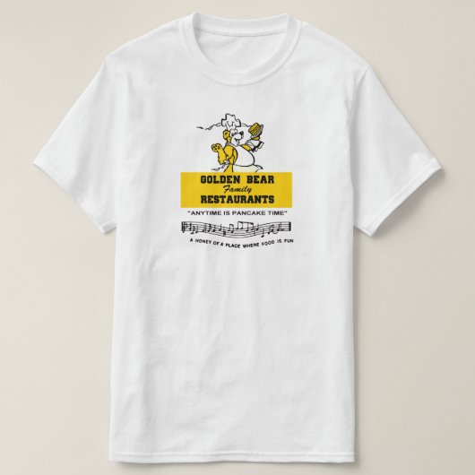 Golden Bären Restaurants, Illinois T-Shirt (Design vorne)
