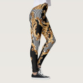 Golden barocke, aufwändige Dekoration. Leggings (Rechts)