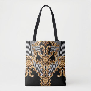 Golden barocke, aufwändige Dekoration. Tasche