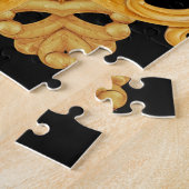 Golden Baroque Ornament 3D Elemente Puzzle (Seite)