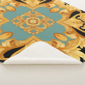 Golden Baroque Ornament 3D Elemente Sherpadecke (3/4)
