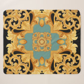 Golden Baroque Ornament 3D Elemente Sherpadecke (Vorderseite (Horizontal))