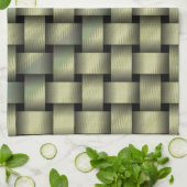 Golden Basket Weave Küchentuch (Gefaltet)