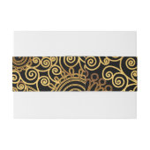 GOLDEN Bat Mitzvah Belly Wrap Band (Rückseitenbeispiel)