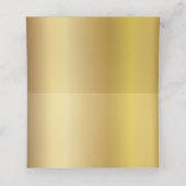 GOLDEN Bat Mitzvah Sitztisch Escortkarte Platzkarte (Innenseite Aufgefaltet)