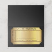 GOLDEN Bat Mitzvah Sitztisch Escortkarte Platzkarte (Außenseite Aufgefaltet)