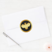 GOLDEN BAT RUNDER AUFKLEBER (Umschlag)