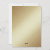 Golden Beaches Tropisches Foto Weihnachtskarte Feiertagskarte (Rückseite)