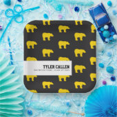 Golden Bear Graduation Party Pappteller (Party)