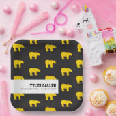 Golden Bear Graduation Party Pappteller (Party)