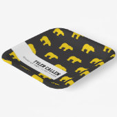 Golden Bear Graduation Party Pappteller (Gewinkelt)