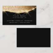 Golden Beauty Funkelnd Diamond Glitzer Gloria Visitenkarte (Vorne/Hinten)