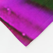 Golden Bee Blume Magic Light Design Fleecedecke (Ecke)