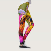Golden Bee Blume Magic Light Design Leggings (Rechts)