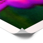 Golden Bee Blume Magic Light Design Poster (Ecke)