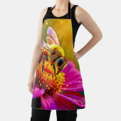 Golden Bee Blume Magic Light Design Schürze (InSitu)