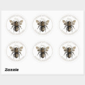 Golden Bee Honey Farms Sticker (Blatt)