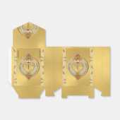 Golden bei der 1. oder 50. Hochzeit Geschenkschachtel (Ungefaltet)