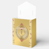 Golden bei der 1. oder 50. Hochzeit Geschenkschachtel (Geöffnet)