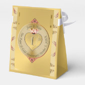 Golden bei der 1. oder 50. Hochzeit Geschenkschachtel (Rückseite)