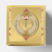 Golden bei der 1. oder 50. Hochzeit Geschenkschachtel (Oben)