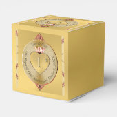 Golden bei der 1. oder 50. Hochzeit Geschenkschachtel (Rückseite)