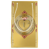 Golden bei der 1. oder 50. Hochzeit Kleine Geschenktüte (Vorderseite)