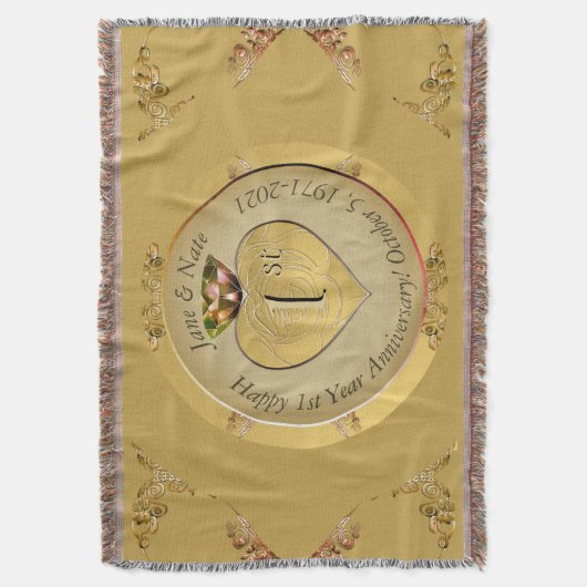 Golden bei der Hochzeit zum 1./50. Decke (Vorderseite Vertikal)