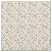 Golden Beige Toile mit Rose und Blüten Stoff (Muster)