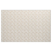 Golden Beige Toile mit Rose und Blüten Stoff (Fat Quarter (45,7 x 55,9 cm))