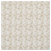 Golden Beige Toile mit Rose und Folies Stoff (Muster)