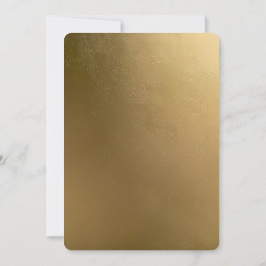 Golden Bells Christmas Holiday Party Invitation Einladung (Rückseite)