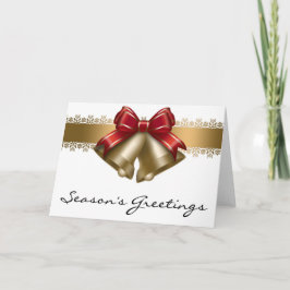 Golden Bells D2 Weihnachtskarte Feiertagskarte