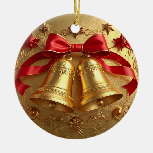 Golden Bells Holiday Ornament (Vorne)