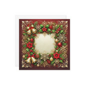 Golden Bells Karte (Vorderseite/Rückseite Beispiel)