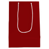 Golden Bells Medium Red Mittlere Geschenktüte (Rückseite)