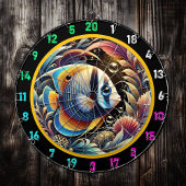 Golden Betta Dartboard Party Deco Dartscheibe
