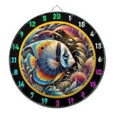 Golden Betta Dartboard Party Deco Dartscheibe (vorne)