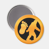 Golden Bigfoot Magnet (Vorderseite/Rückseite)
