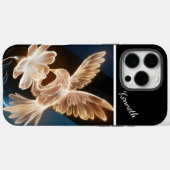 Golden Bird & Bloom Case-Mate iPhone Hülle (Rückseite (Horizontal))