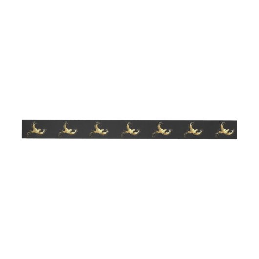 Golden Bird im schwarzen Hintergrund (Person)
