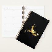 Golden Bird im schwarzen Hintergrund Planer (Anzeige)