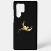 Golden Bird im schwarzen Hintergrund
