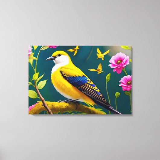 Golden Bird Leinwanddruck (Vorderseite)