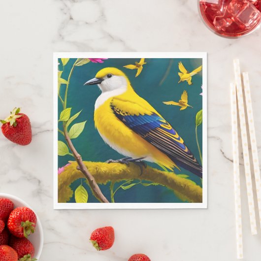 Golden Bird Serviette (Beispiel)