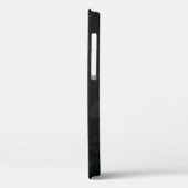 Golden Bird Skull auf schwarzem Hintergrund Case-Mate iPhone Hülle (Rückseite / Links)