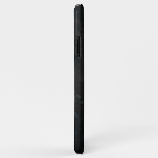 Golden Bird Skull auf schwarzem Hintergrund Case-Mate iPhone Hülle (Hinten/Rechts)