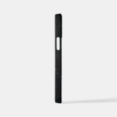 Golden Bird Skull auf schwarzem Hintergrund iPhone Hülle (Rechte Seite)